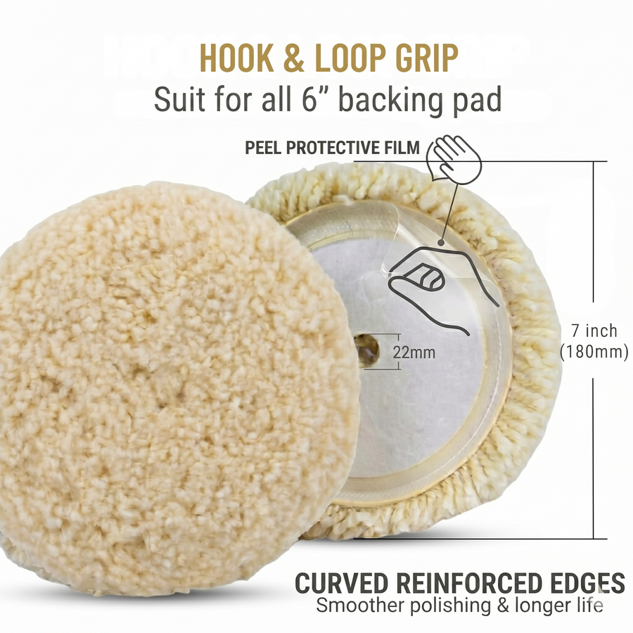 Woolous wool buffing pads for auto detailing and polishing guide.