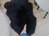 Woolous Black Genuine Sheepskin Rug(Single Pelt, 2x3 ft)