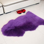 Purple Sheepskin Rug