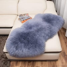 Brown Double Sheepskin Rug | Genuine New Zealand Lambskin Runner Throw
