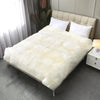 Brown Quad Sheepskin Rug
