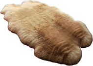 Brown Quad Sheepskin Rug