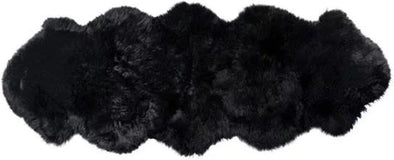 Brown Quad Sheepskin Rug