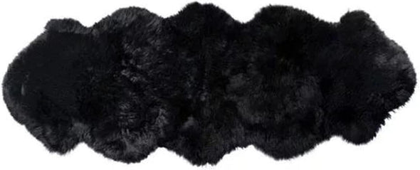 Brown Quad Sheepskin Rug