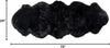 Brown Quad Sheepskin Rug
