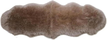 Brown Quad Sheepskin Rug