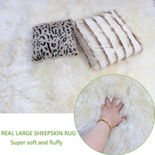 Genuine Sheepskin Carpet 6.5x6.5 ft