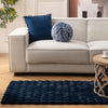 White Bubble Faux Fabbit Fur Rug