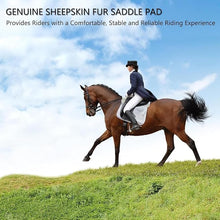 White Sheepskin Saddle pad