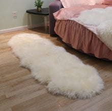 Brown Double Sheepskin Rug | Genuine New Zealand Lambskin Runner Throw