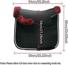 Black Dressage Saddle Pad