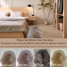 Brown Double Sheepskin Rug | Genuine New Zealand Lambskin Runner Throw