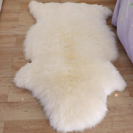 Real Sheepskin Rug 2.3x3.5 ft | Genuine New Zealand Lambskin Throw