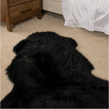 Woolous Sheepskin Rug 2x6 ft(Black)