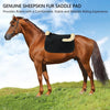 Beige Sheepskin Dressage Saddle Pad