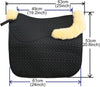 Beige Sheepskin Dressage Saddle Pad