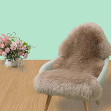 Brown Real Sheepskin Rug 2x3 ft | Genuine New Zealand Lambskin Throw