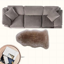 Brown Real Sheepskin Rug 2x3 ft | Genuine New Zealand Lambskin Throw