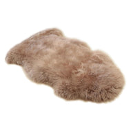 Brown Real Sheepskin Rug 2x3 ft | Genuine New Zealand Lambskin Throw