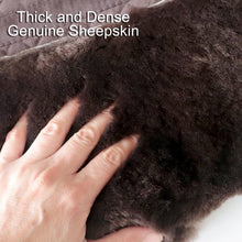 Brown Sheepskin Half English Saddle Pad
