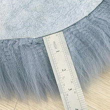 Gray Real Sheepskin Rug 2x3 ft | Genuine New Zealand Lambskin Throw