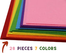 Felt Sheets for Crafts 28 Pcs