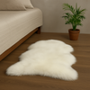 White Faux Fur Sheepskin Rug