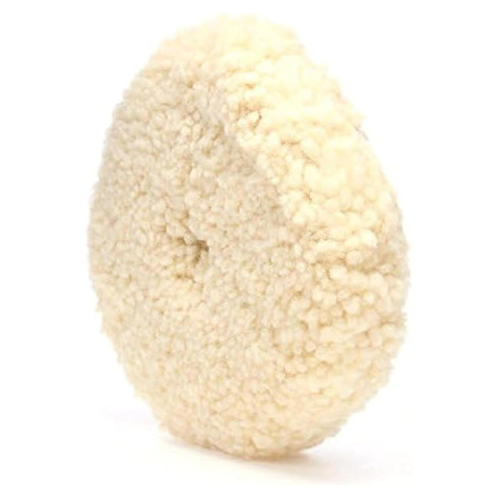 Woolous 8 Inch Double Sided 100% Natural Lambs Wool Buffing Pad – Professional Grade Polishing - view 1