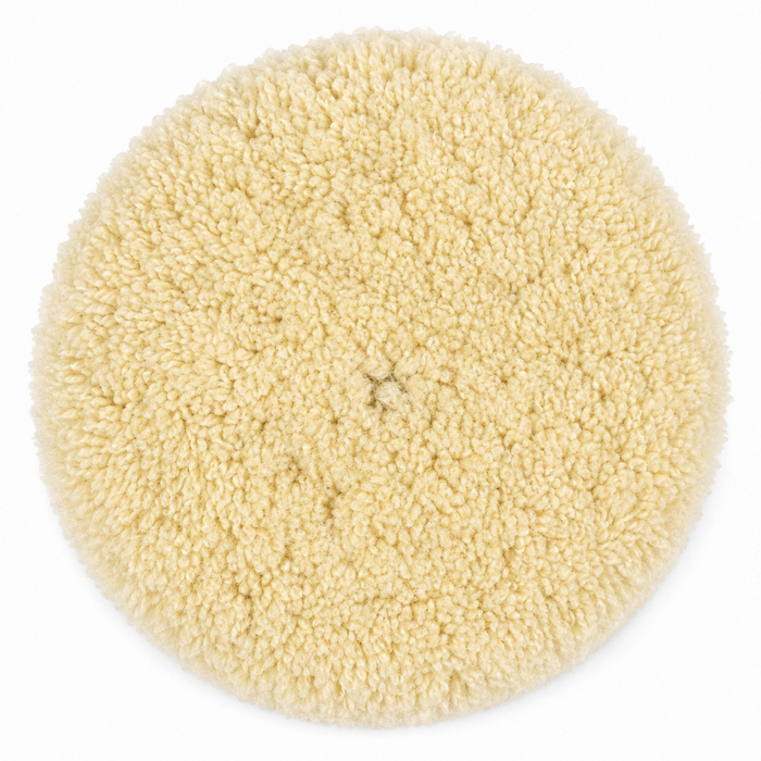 Woolous 100% Wool Buffing Pad  8 Inch | Natural Lambswool Polishing Pad - view 1