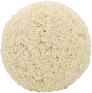 Woolous 7-Inch 100% Wool Buffing Pad | Natural Lambswool Polishing Pad for Car Detailing