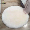 Round Sheepskin rug